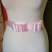 Wedding belt36 - bridal belt made of satin ribbon - in several colors