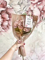 Real touch hydrangea bouquet for Mother's Day