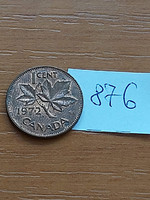 Canada 1 cent 1972 ii. Queen Elizabeth, bronze 876
