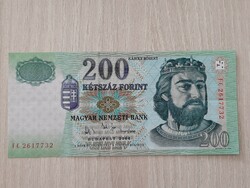 RITKA  200 forint bankjegy FC sorozat 2004  ropogós bankjegy