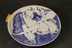 Signed art deco wall plate 824