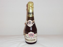 Retro Hungarian sparkling glass bottle - December 10, 1980. Date for birthday! Unopened, rarity