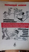 7 Pcs. Retro plastic propaganda poster