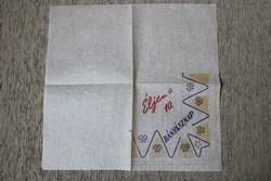 Napkin from the 60s, long live the 10th Miner's Day