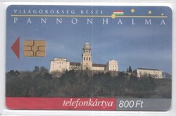 Hungarian phone card 1180 1999 pannonhalma gem 7 300,000 units