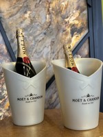 2 Pcs pearl-colored moët plastic champagne cooler pail moët chandon champagne French bar equipment
