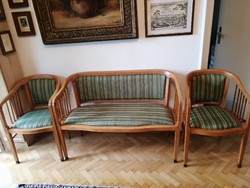 Thonet style sofa, Pécs furniture factory