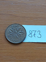 Canada 1 cent 1970 ii. Queen Elizabeth, bronze 873