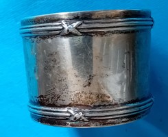 Ezüst szalvétagyűrű , szalvétatartó , Német