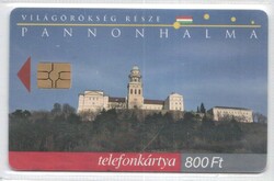 Hungarian phone card 1181 1999 pannonhalma gem 7 300,000 units