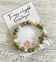 Special green bracelet for godmother