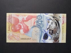 Kelet-karibi Államok 2 Dollars 2023 UNC emlékbankjegy