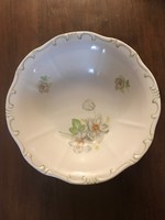 Zsolnay porcelain bowl/side dish. With floral decor, shield stamp. No breaks or cracks