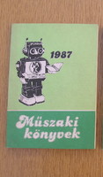 Műszaki könyvek 1987 katalógus