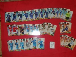 2012 Euro - b.L. 1. Pack of 37 football collectible cards in one condition as shown in the pictures