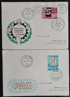 FF2595-602 / 1969 Évfordulók  - Események bélyegsor FDC-n futott
