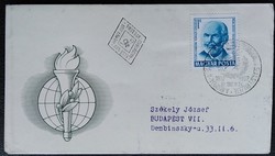 FF1927 / 1962 Péch József bélyeg FDC-n futott