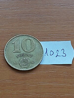 Hungarian People's Republic 10 forints 1987 aluminium-bronze 1023