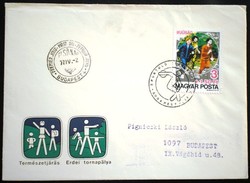 FF3191 / 1977 Ifjúságért I.  bélyeg  FDC-n futott
