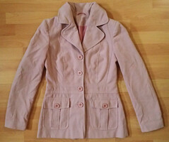 Új, New Look márkájú, 38-as méretű, halvány rózsaszín női tavaszi átmeneti kiskabát kabát