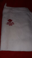 1978. Máv railway health service white single patterned towel 92 x 50 cm according to the pictures