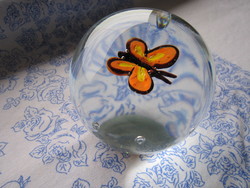 Butterfly glass leaf weights