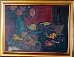 József Izsák: flower and fruit - still life gallery