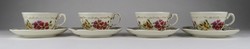1Q978 butter colored butterfly Zsolnay porcelain coffee set