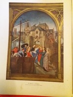 Old hans memling - picture study a/3 with color prints according to the pictures
