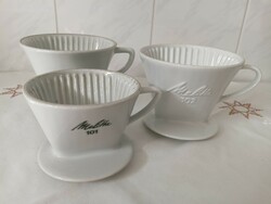 Porcelán kávé filter, kávé szűrő 3 db egyben  3500 Ft