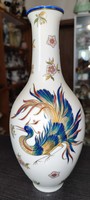 Zsolnay phoenix bird vase