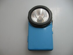 Blue retro flashlight