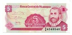 5 Nicaraguan centavos