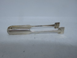 Silver Finnish ice cube tongs.