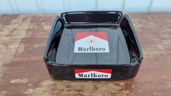 Marked, English porcelain Marlboro ashtray, advertising carrier