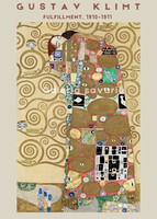 Poster with Gustav Klimt's work entitled 