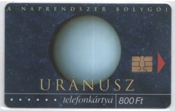 Hungarian phone card 1218 2004 Uranus sie 30,000 Pcs.