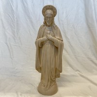 Marked statue of Jesus