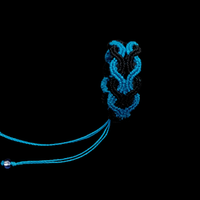 Royal Blue Wave - Macrame Bracelet
