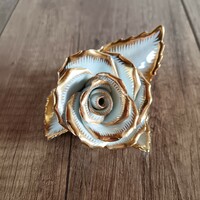 Herend jubilee porcelain rose in gift box