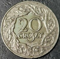 Poland 20 grosz (garas), 1923
