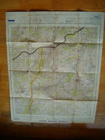 1951 régi térkép winchester nagy méretű Anglia UK Nagyb ritannia ha jól látom katonai KIÁRUSÍTÁS 1ft