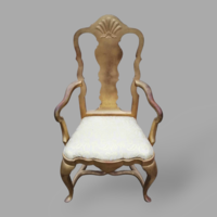 Provence neo-baroque throne chair, armchair