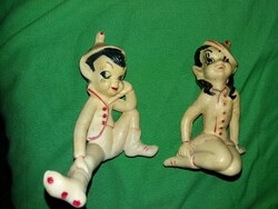 1960. Approx. CCCP Russian vinyl Pán Péter and Giling Galang fairy tale pair of figures 12 cm together according to the pictures