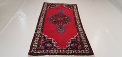 2412 Cleaned Hindu Kirman Hand Knotted Woolen Persian Carpet 103x202cm Free Courier