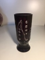 Metszett kristályüveg pohár Engelman design (76)