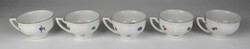 1R091 old Zsolnay coffee cup set 5 pieces