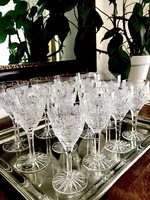 New bohemian crystal wine glass set