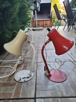 Szarvasi old retro loft table lamp in 2 pairs.