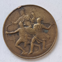 1942. Íjász díjérem bronz érem 40 mm (93)